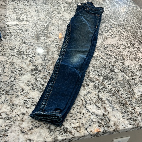 Lot of 2 True Religion Girls Size 10 Jeans Skinny Capri Cropped - Picture 10 of 11